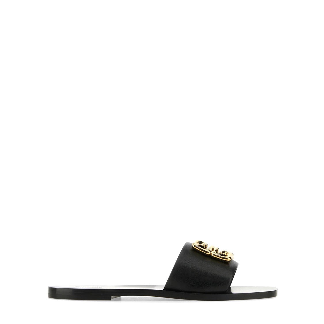 Givenchy Black Lamb Leather 4G Liquid Flats