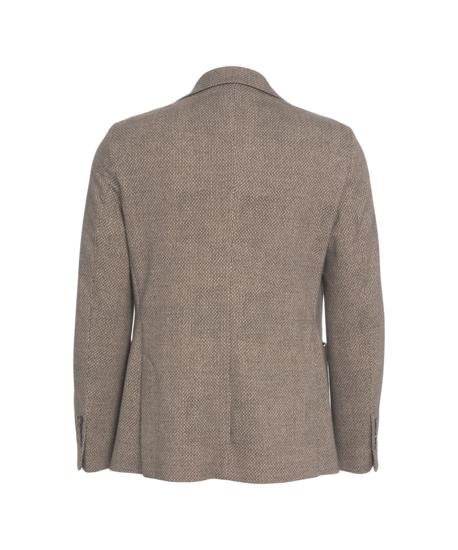 Circolo 1901 Single-Breasted Circolo 1901 Blazer With Textured Weave