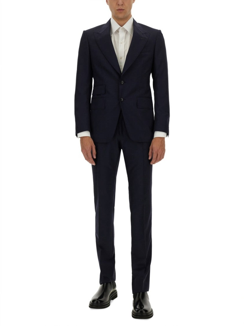 Tom Ford Tailored White Poplin Shirt With Classic Collar