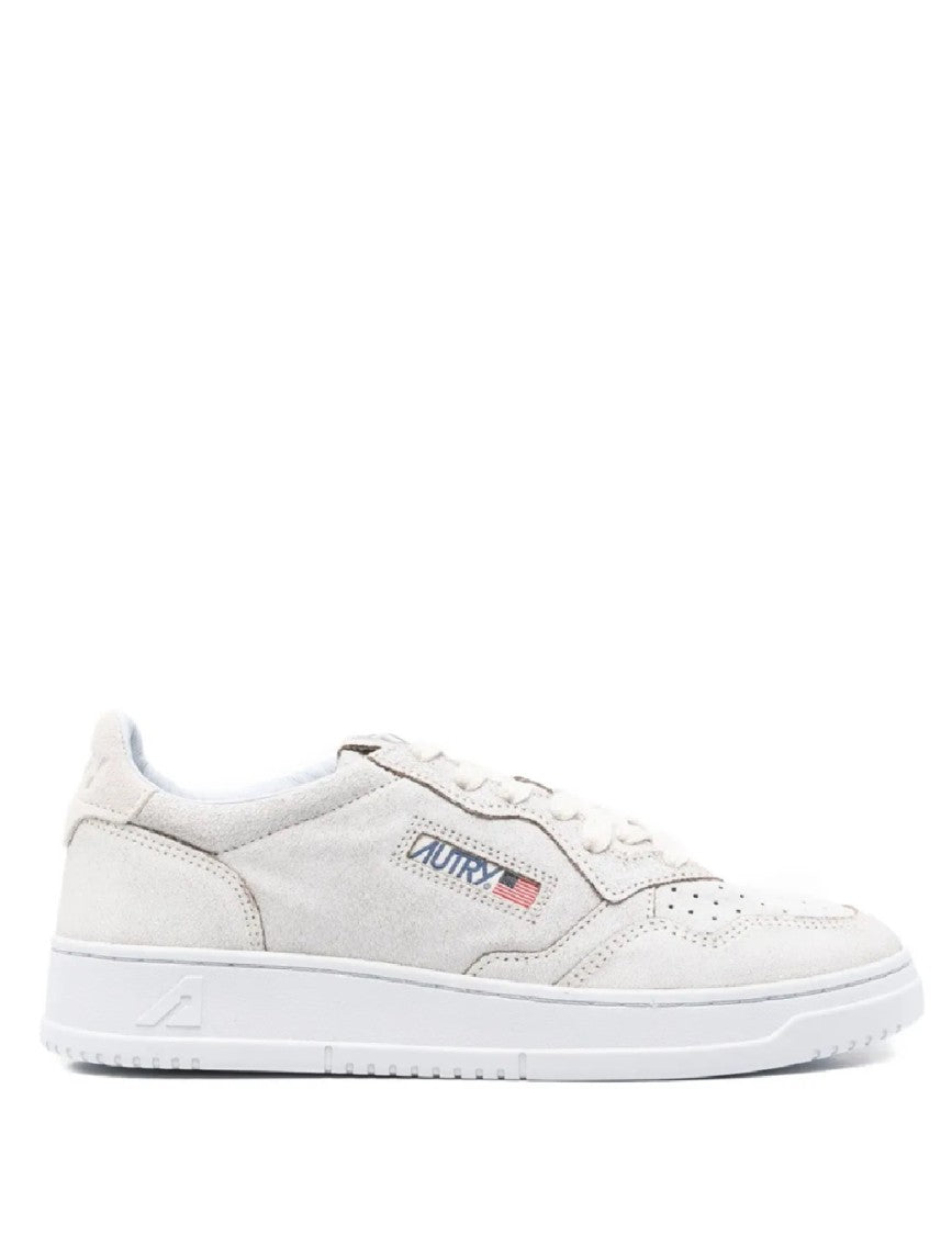 Autry Low-Top Sneakers With Smooth And Suede Leather Combination