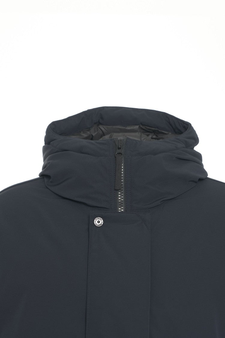 Stone Island Padded Parka With Fixed Hood