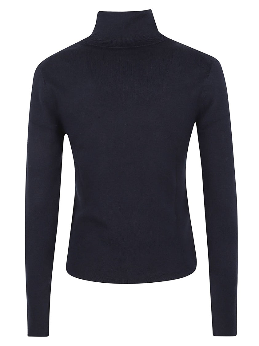 Polo Ralph Lauren Slim Fit Turtleneck Sweater With Jacquard-Knit Logo