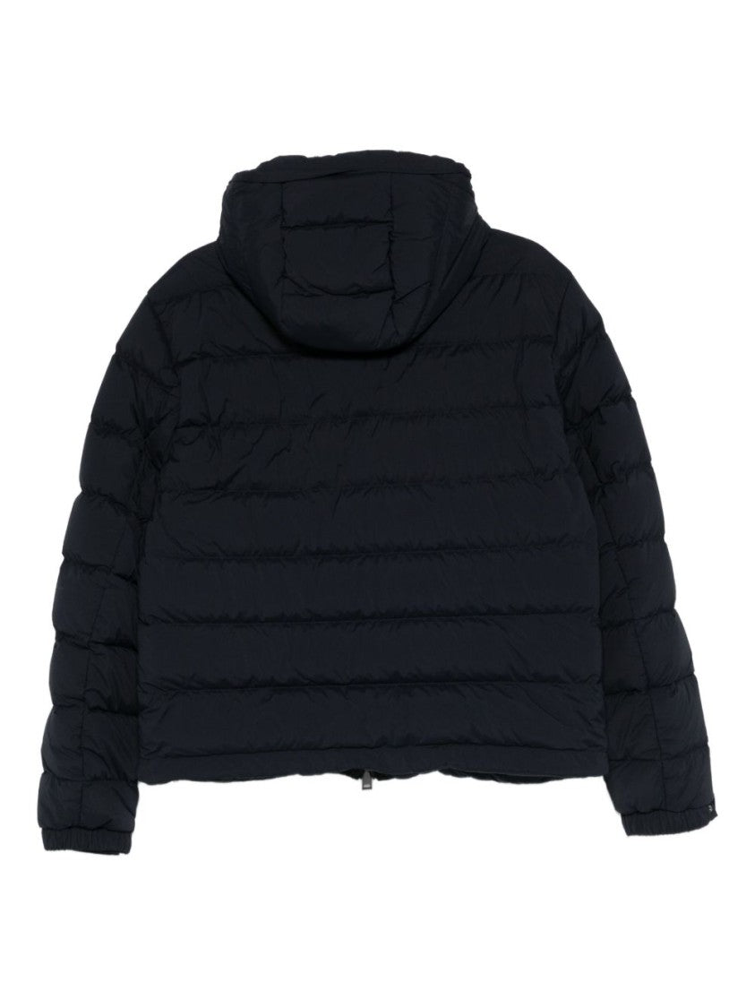 Boss Camel Structured Blue Coat With Tailored Silhouette