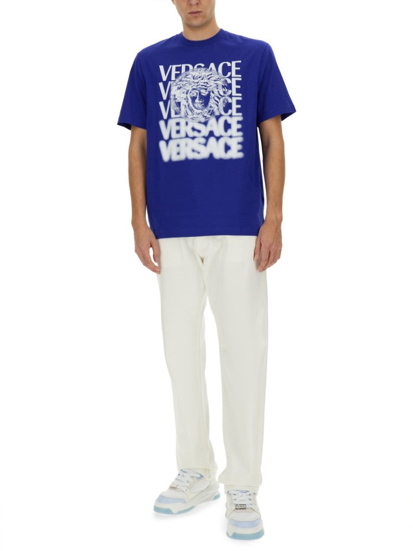 Versace T-Shirt With Logo
