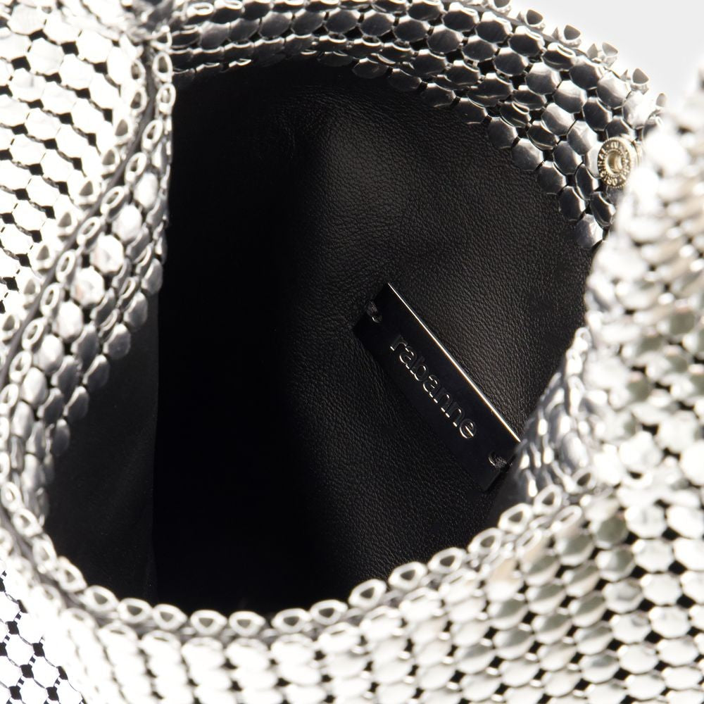 Rabanne Medium Silver Pixel Shoulder Bag - Aluminium - Silver