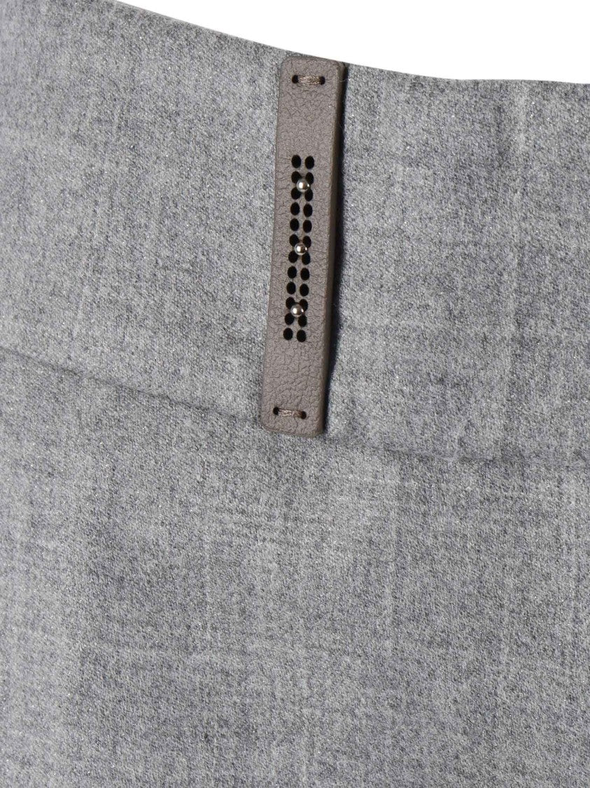 Peserico Straight-Leg Trousers With Mid-Rise Waist