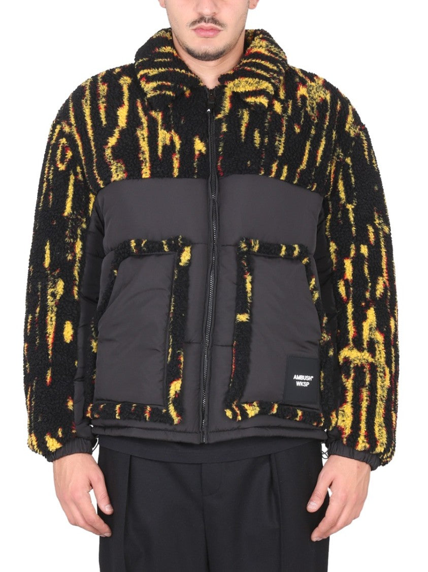 Ambush Textured Casual Jacket With Classic Collar