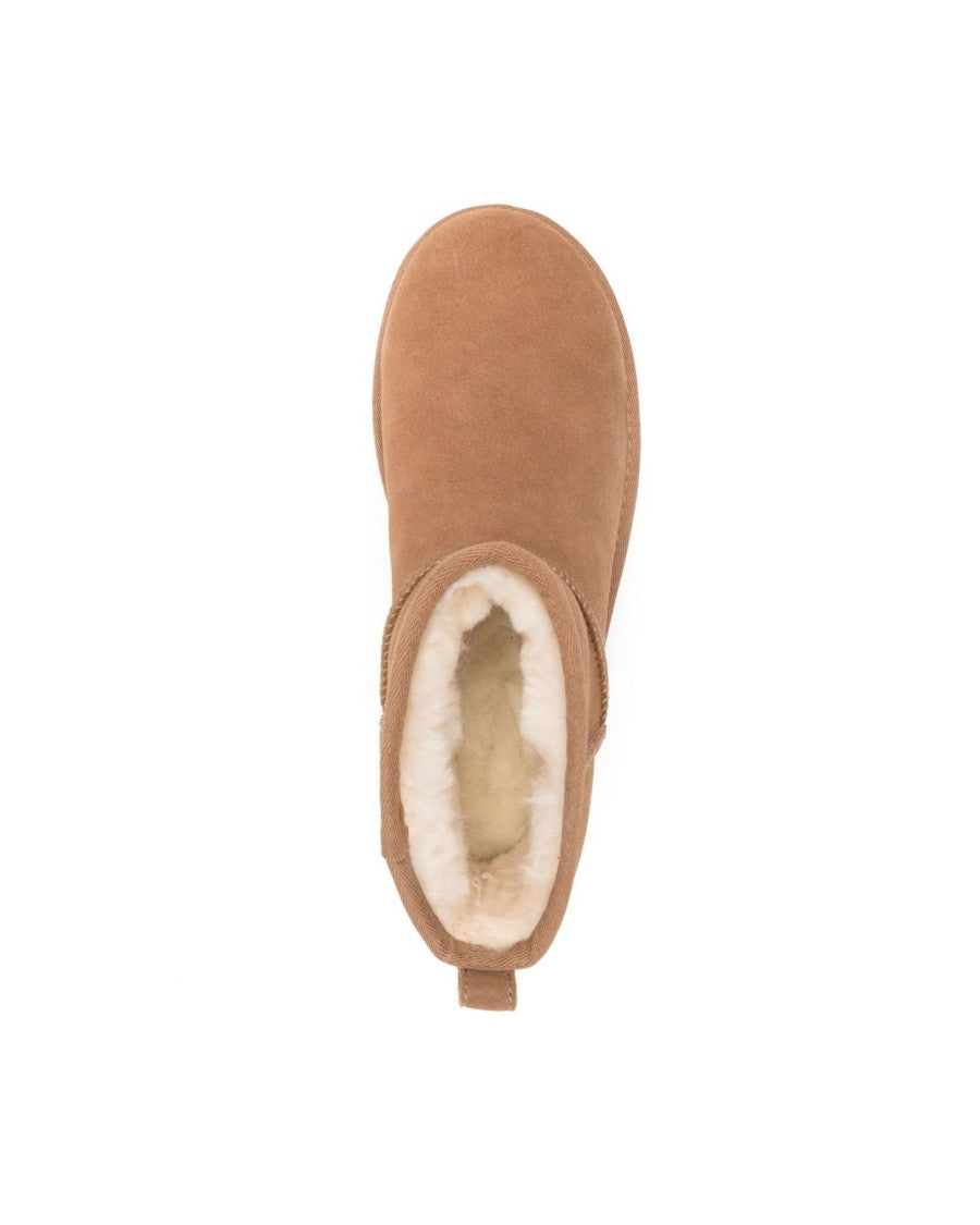 Ugg Women's Classic Ultra Mini Platform Ankle Boot In Chestnut