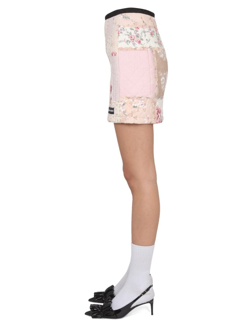 Marine Serre Mini Boutis Skirt