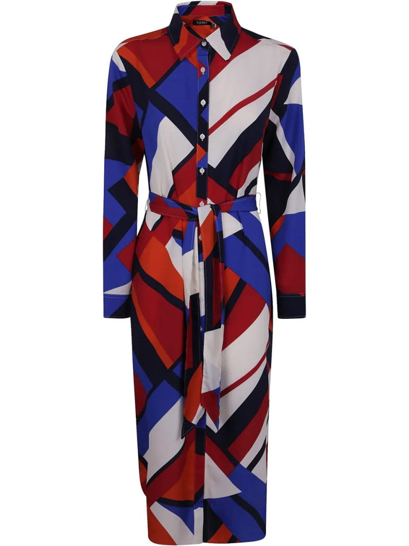 Lauren Ralph Lauren Shadny Long Sleeve Day Dress