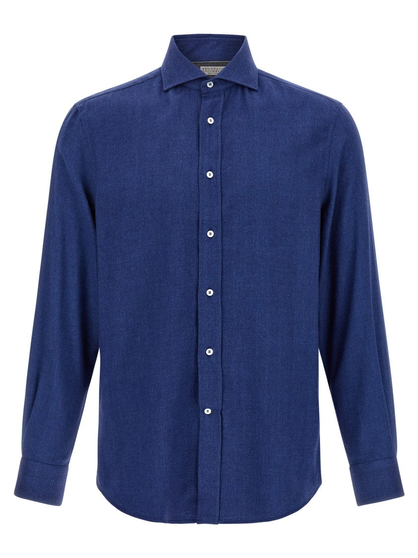 Brunello Cucinelli Herringbone Shirt