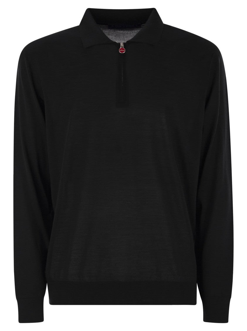 Kiton Wool Polo Shirt
