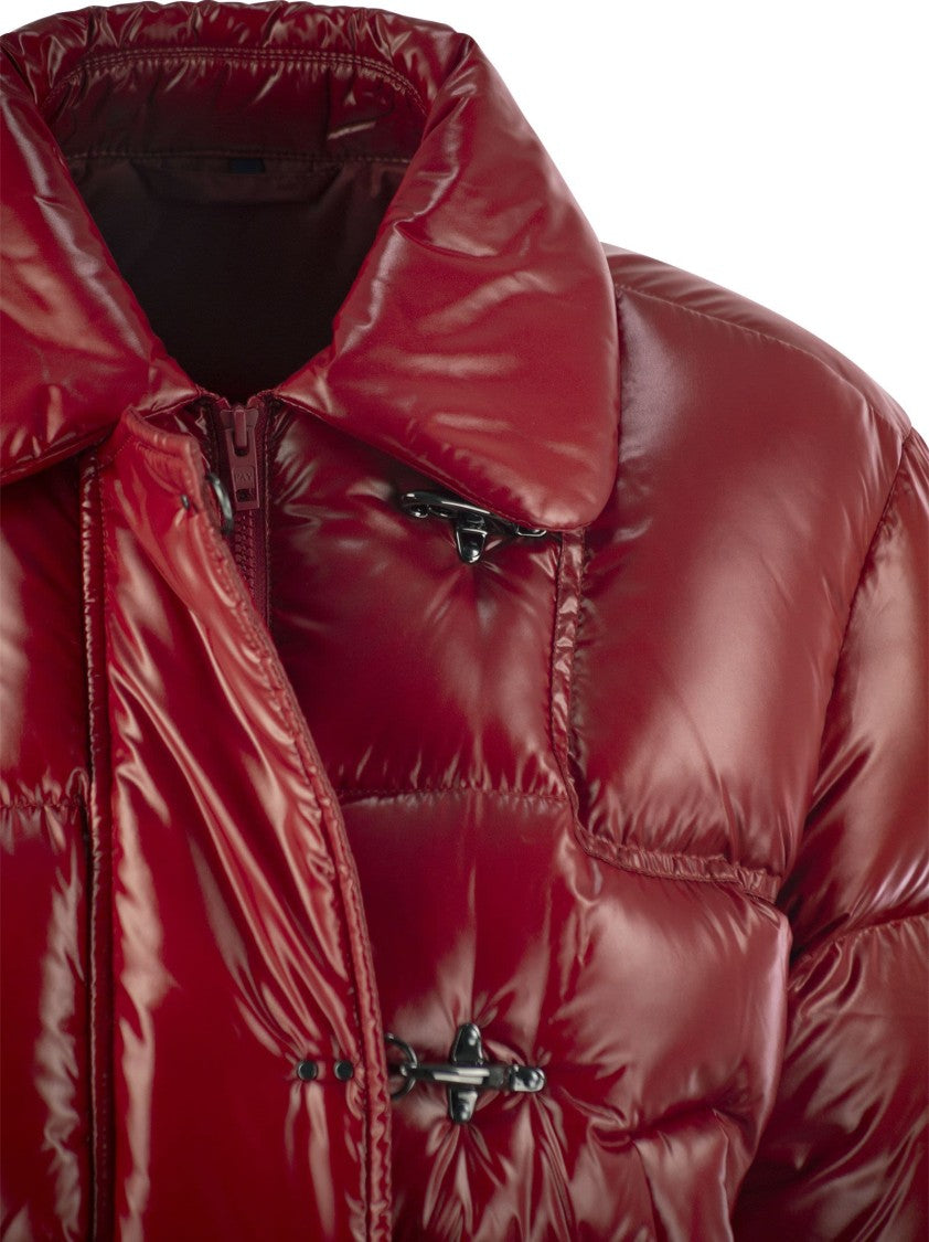 Fay 3-Hook Cropped Down Jacket