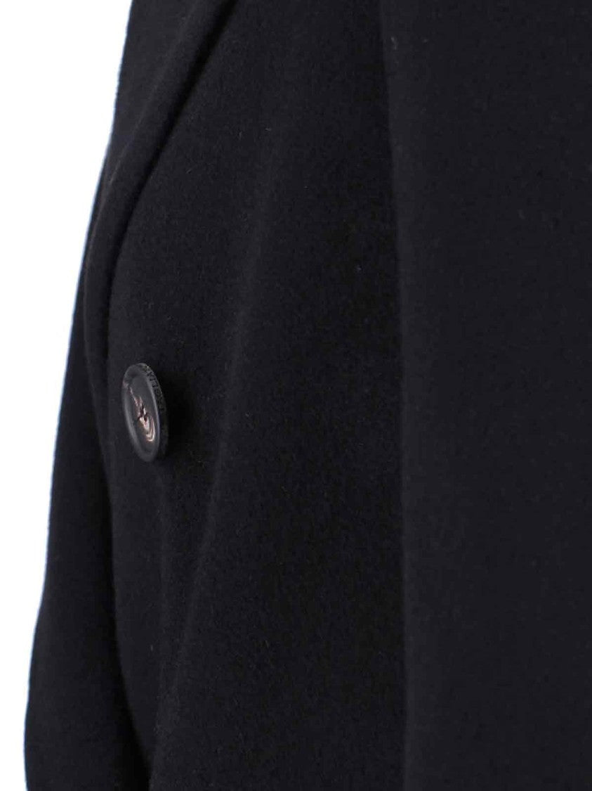 Tagliatore Jole Coat Midi Cashmere – Black