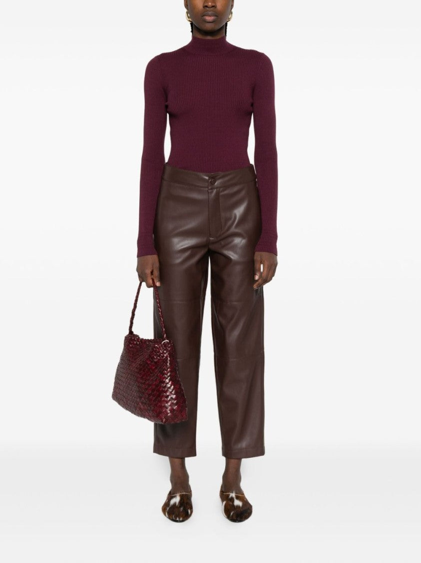 Twin-Set Fitted Ribbed Sweater