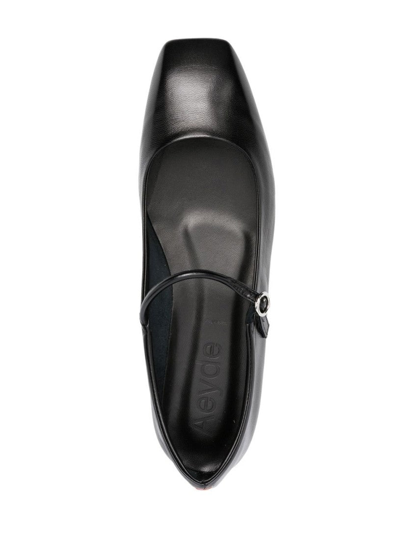 Aeydē Pointed Toe Nappa Leather Flats