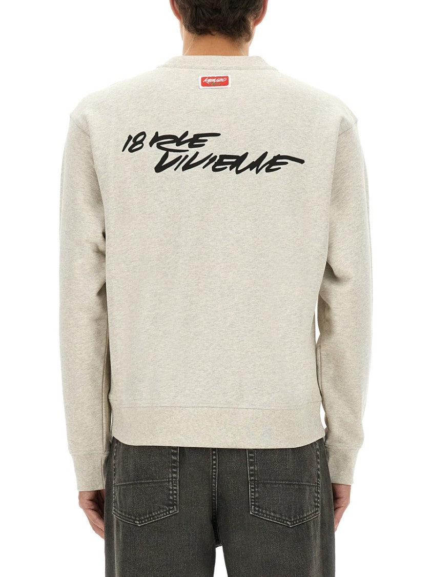 Kenzo Relaxed Fit Floral Graphic Sweatshirt
