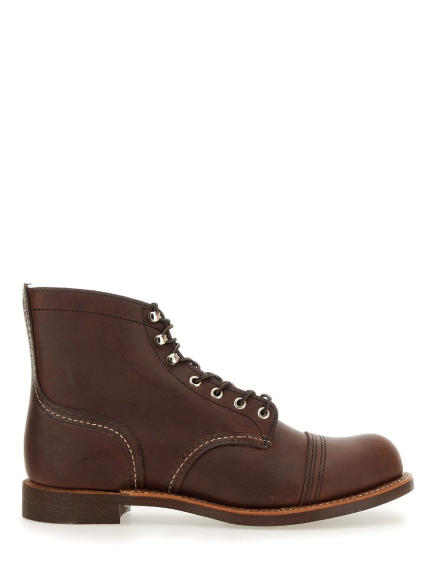 Red Wing Classic Brown Leather Lace-Up Boots