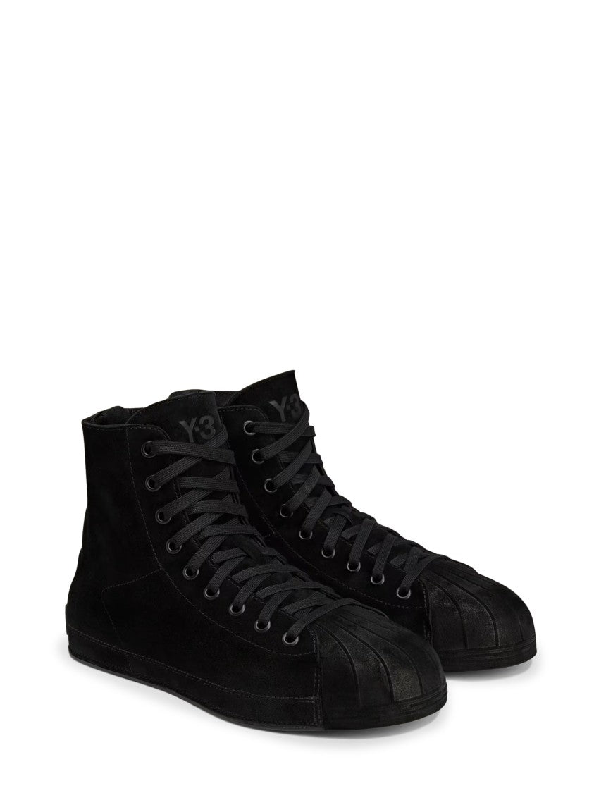 Y-3 High-Top Sneakers With Minimalist Design