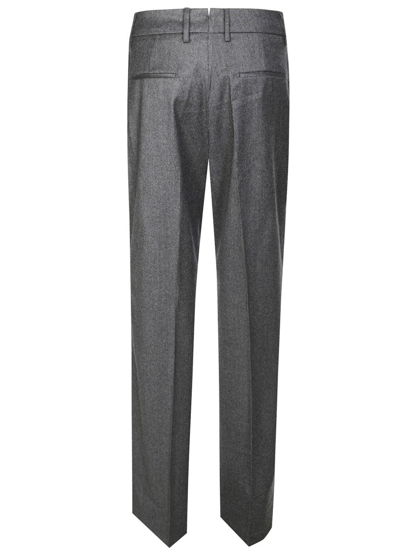 Berwich Wide-Leg Straight-Leg Cashmere Wool Trousers