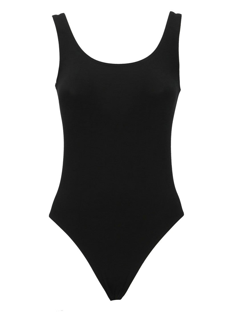 Wolford Minimalist Black Cotton Blend Body