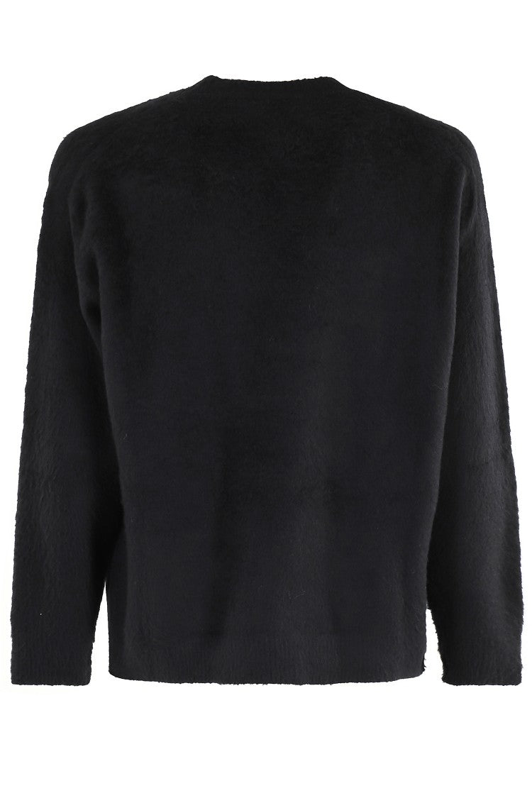Roberto Collina Oversized Brushed Texture Knit Sweater