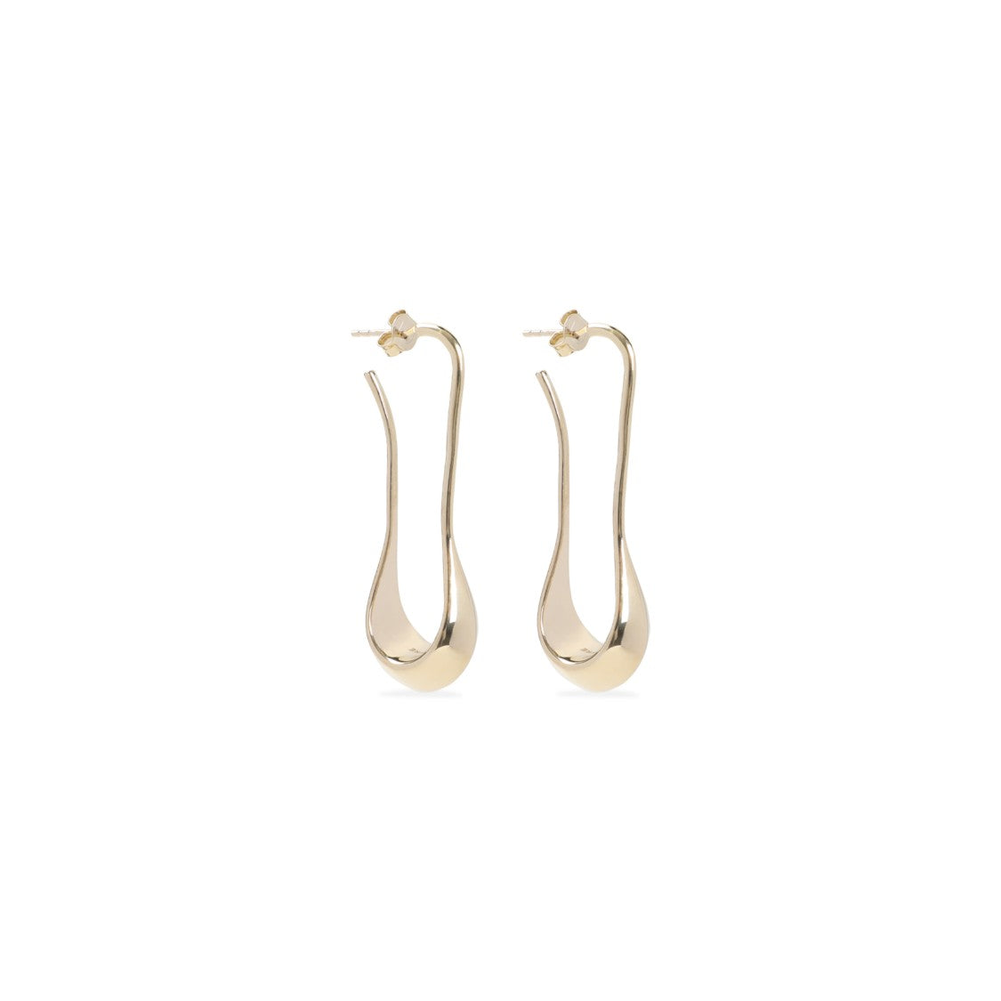 Lemaire Short Drop Earrings With Angular Design