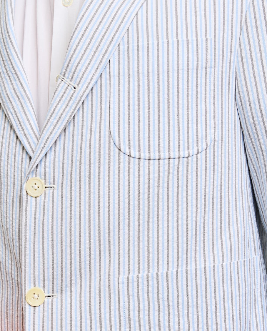 Thom Browne Cotton Seersucker Jacket