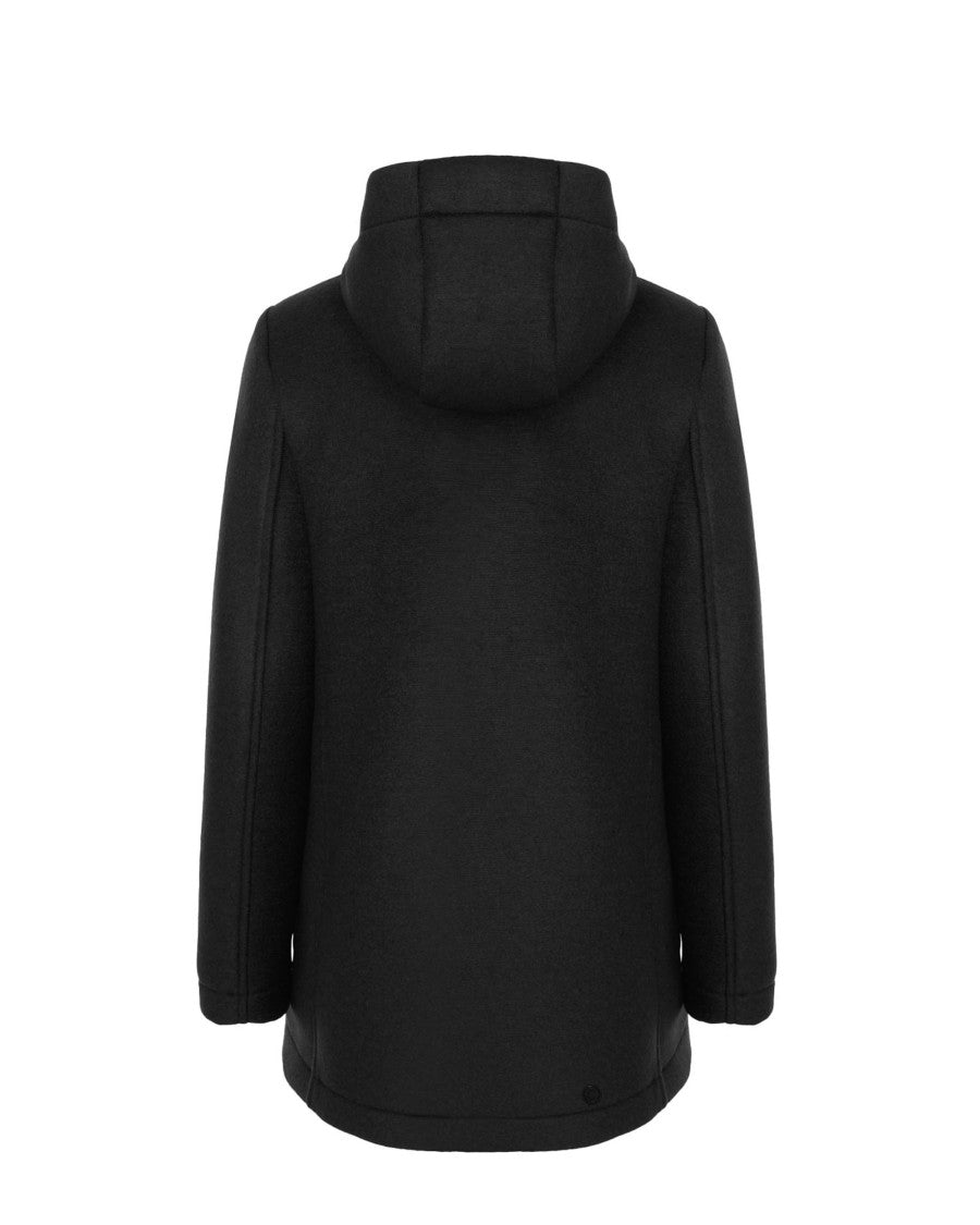 Colmar Originals Hooded Black Coat