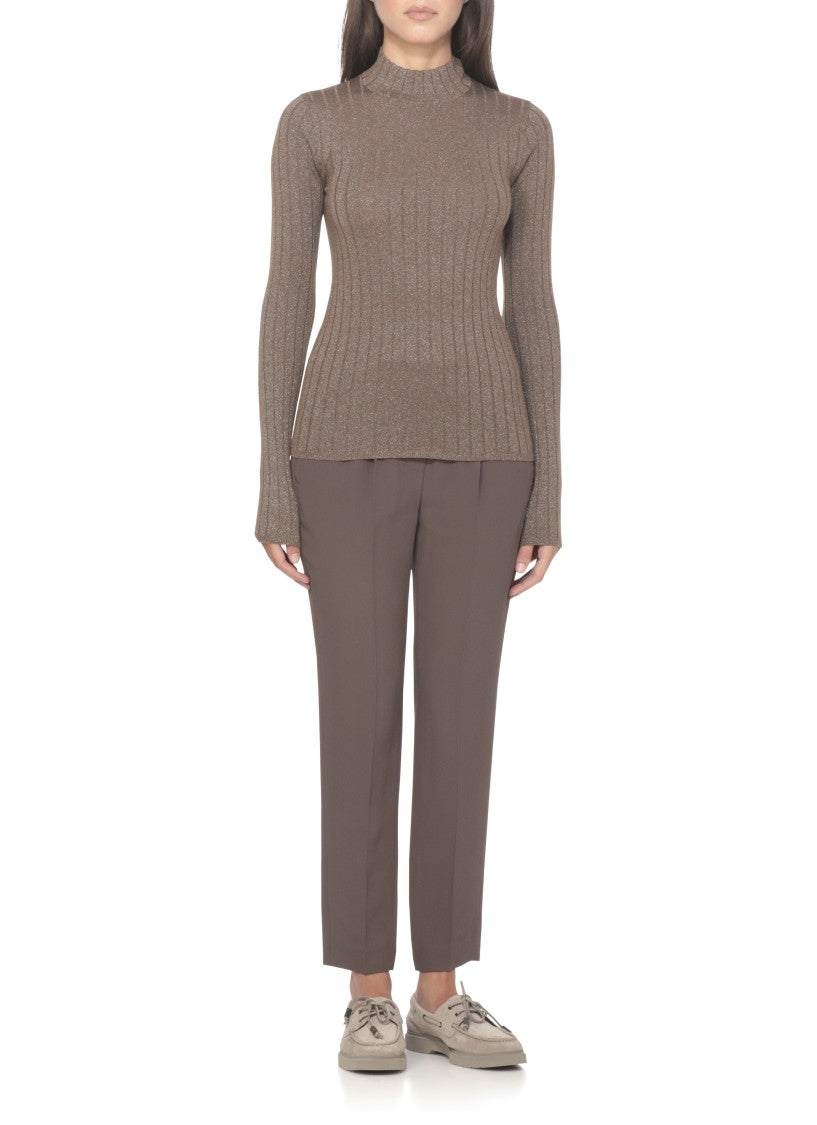 Brunello Cucinelli Black Cashmere Blend Sweater