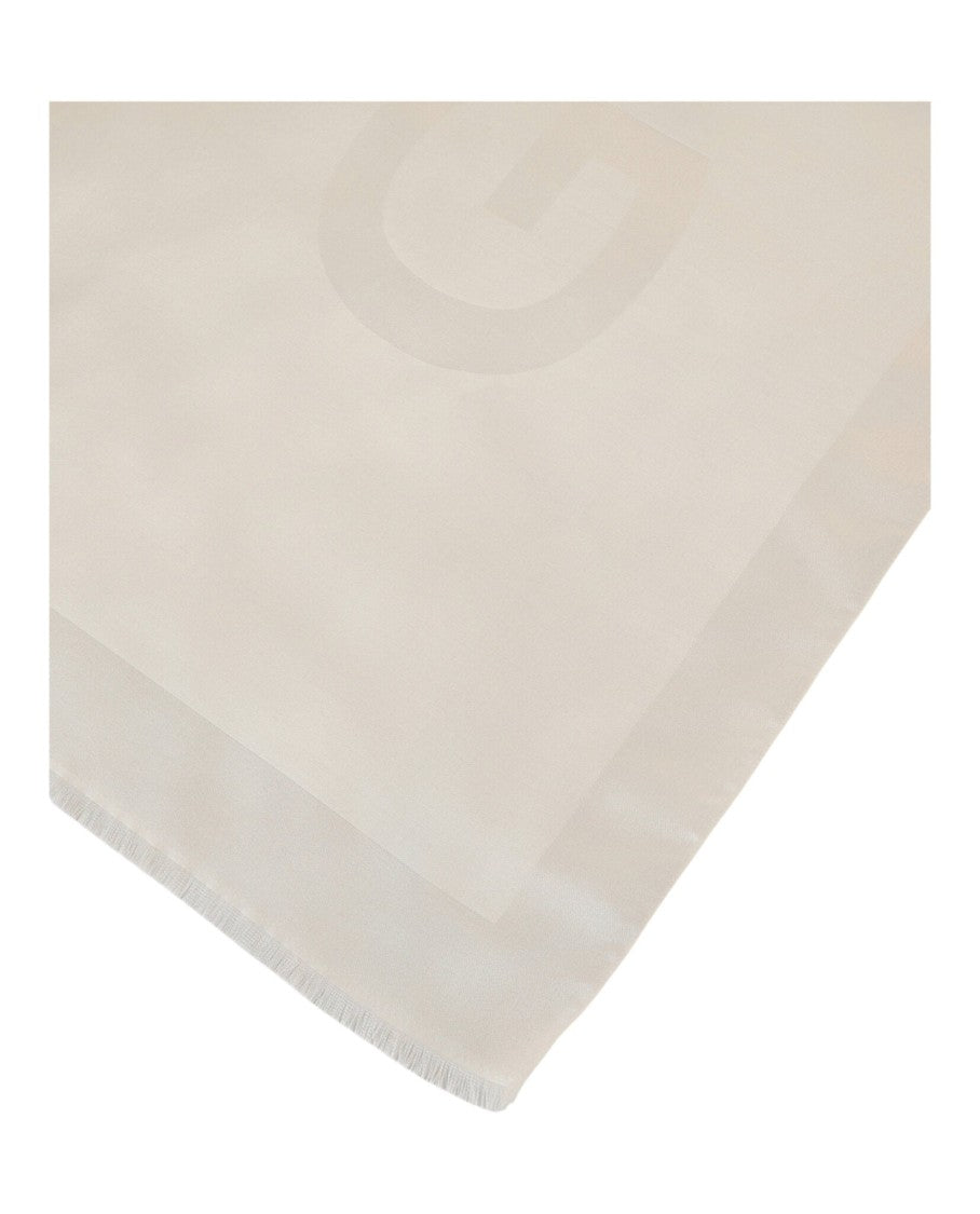Givenchy Oversized Wool Stole With Signature Logo Design