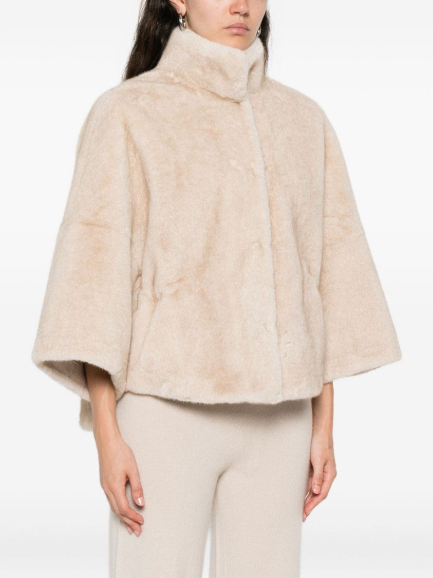 Valentini 1972 Boxy Silhouette Beige Coat