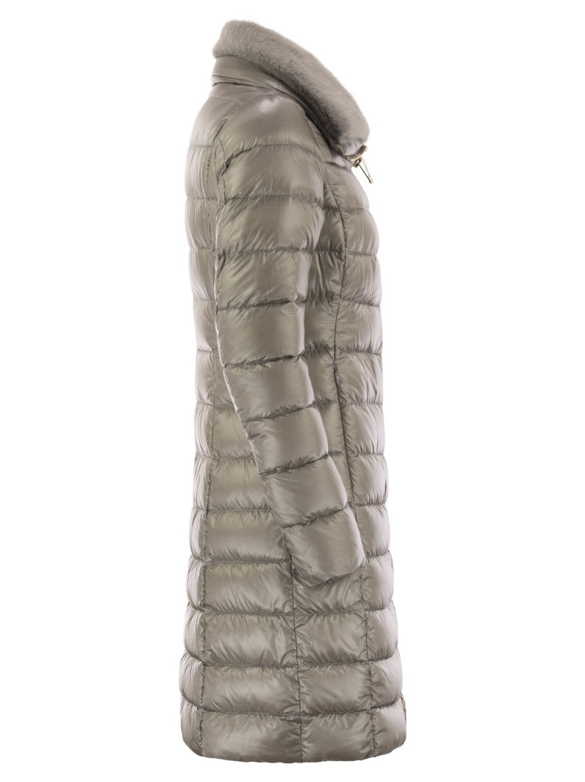 Herno Elisa - Long Down Jacket In Ultralight Nylon