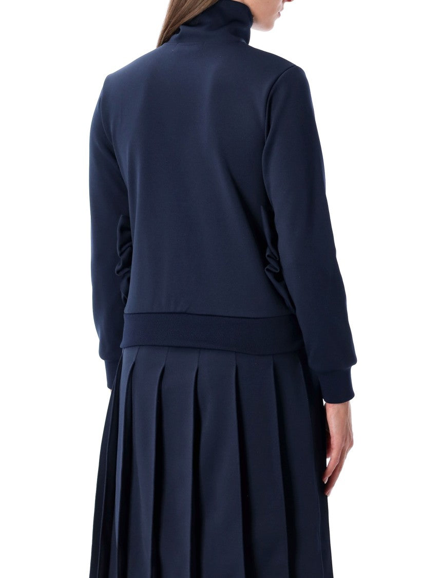 Comme Des Garçons Fleeze Zip Ruffle Pocket Jakcet