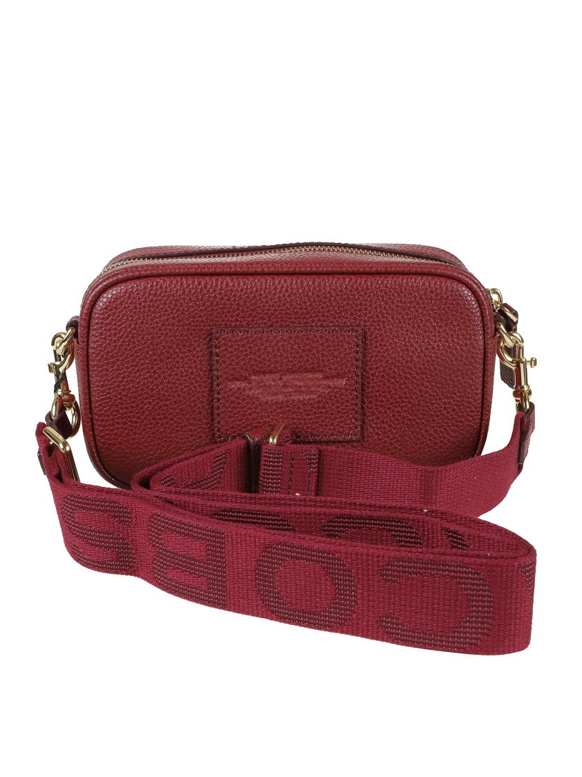 Marc Jacobs Textured Crossbody Bag With Double Zip Closure