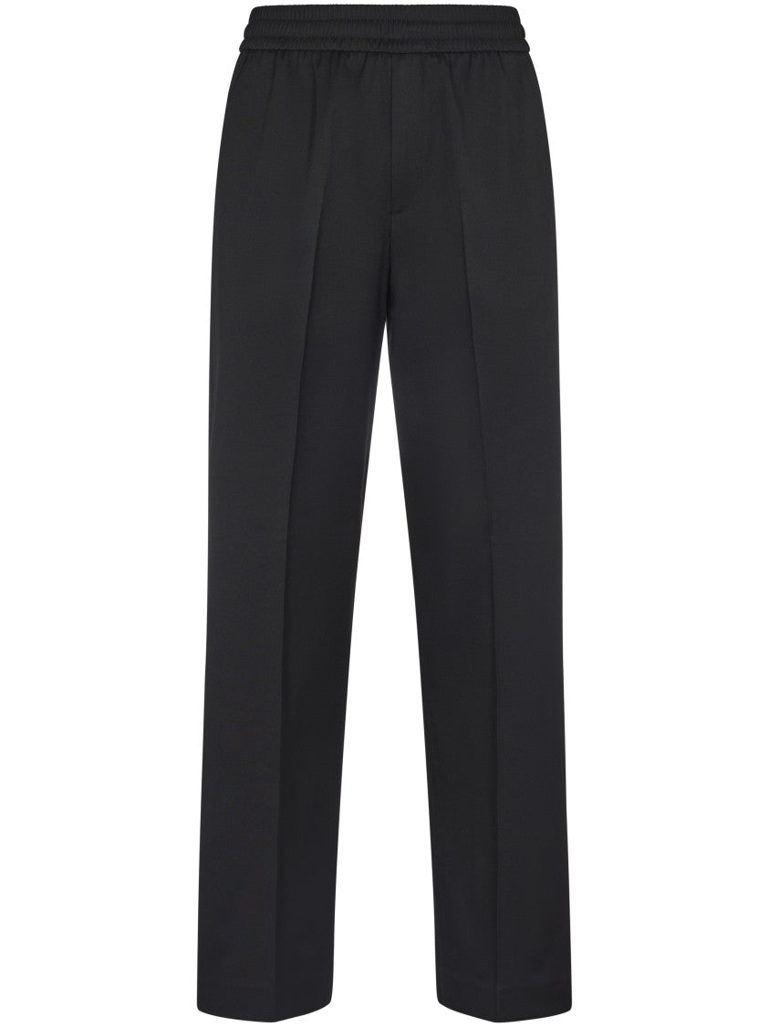 Golden Goose Relaxed Fit Jogging Pants In Light Dry Wool Gabardine