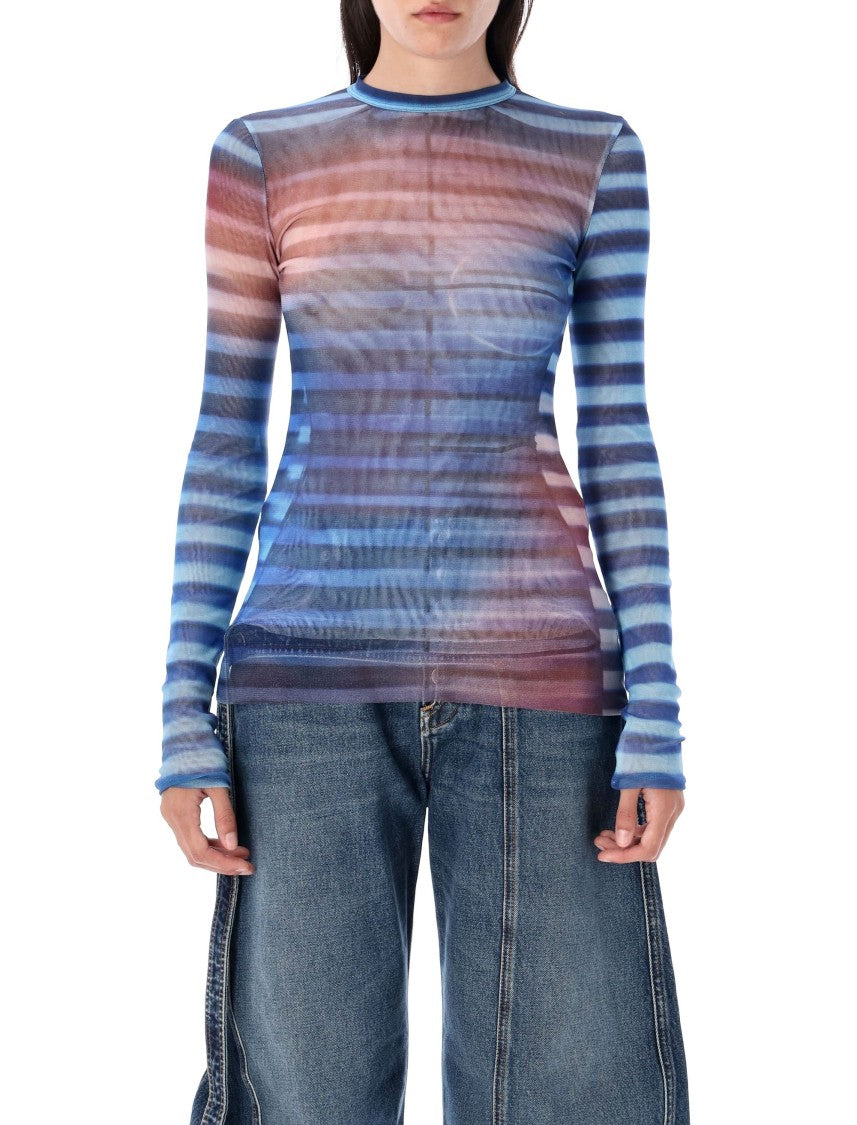 Jean Paul Gaultier Stirpe Air Ls Top