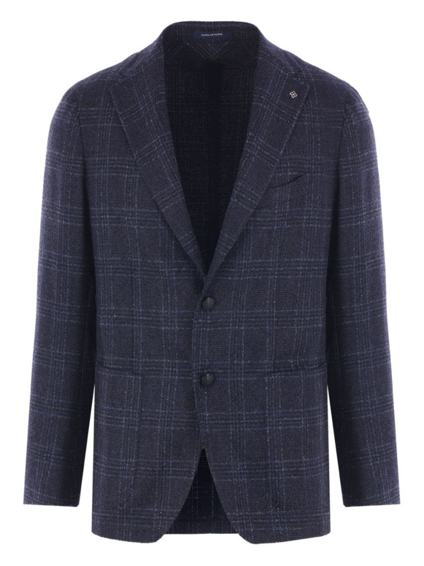 Tagliatore Dark Blue Tailored Jacket
