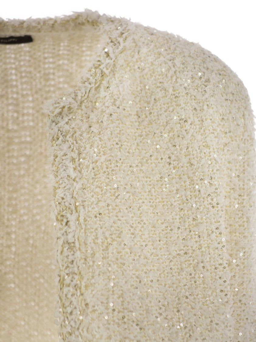 Fabiana Filippi Tweed-Effect Yarn Cardigan