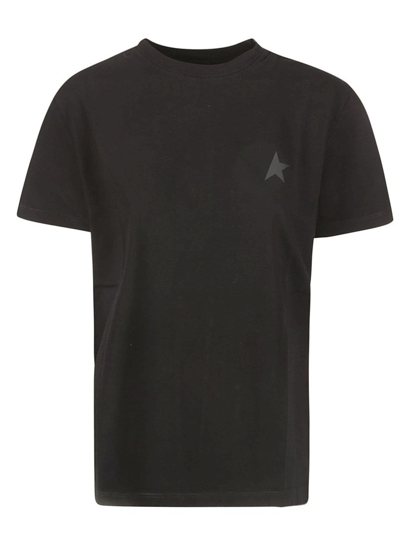 Golden Goose Black T-Shirt With Logo