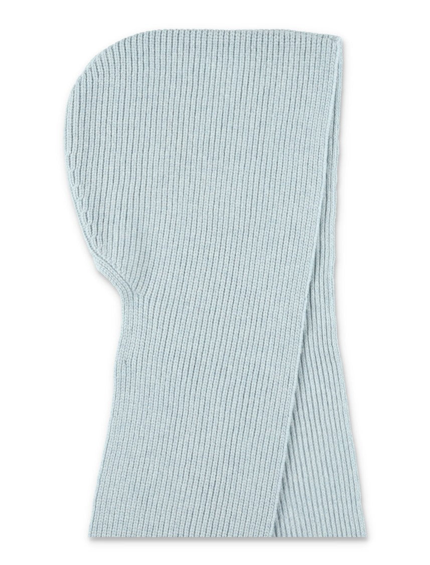 Studio Nicholson Rib Knit Hooded Scarf