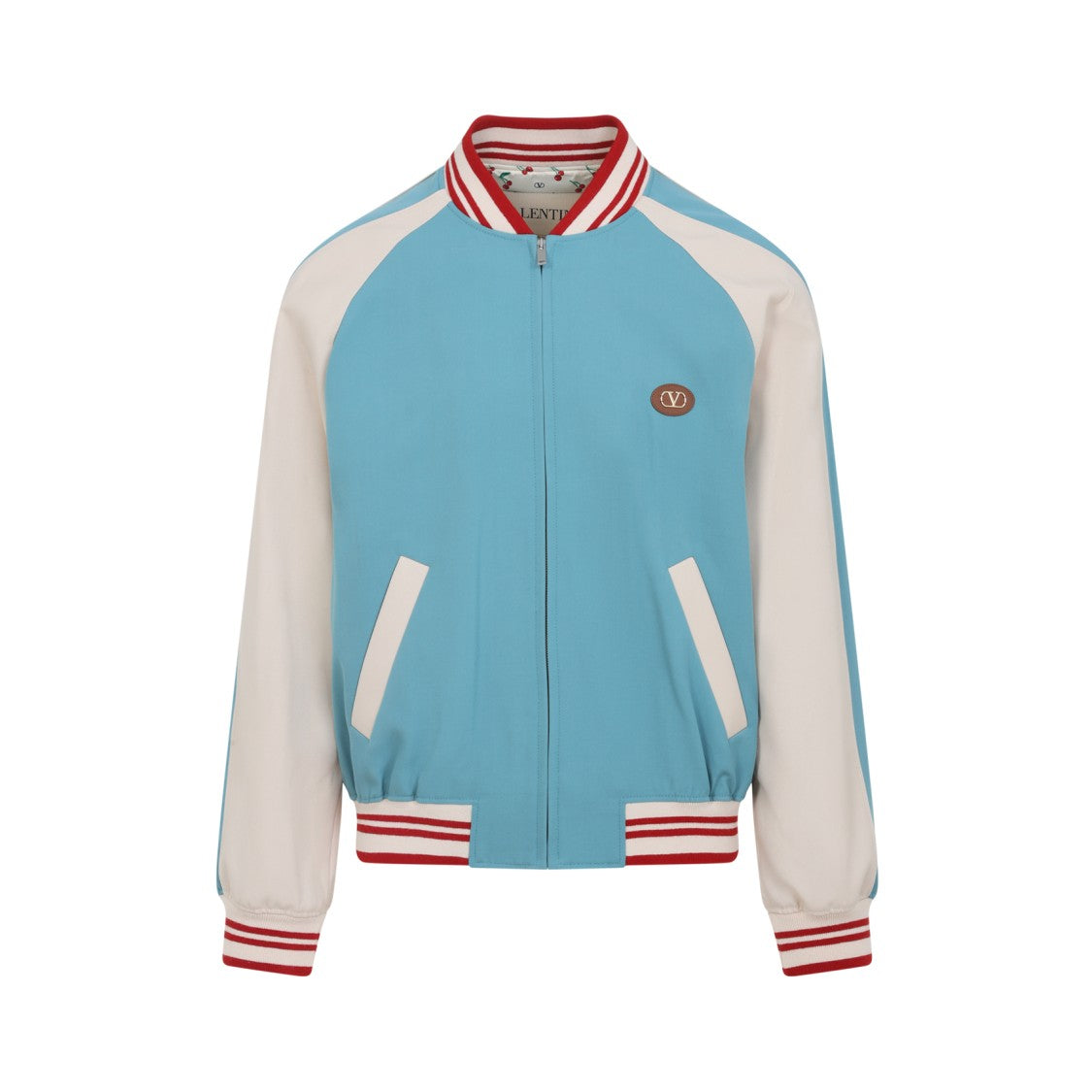 Valentino Light Blue Viscose Jacket
