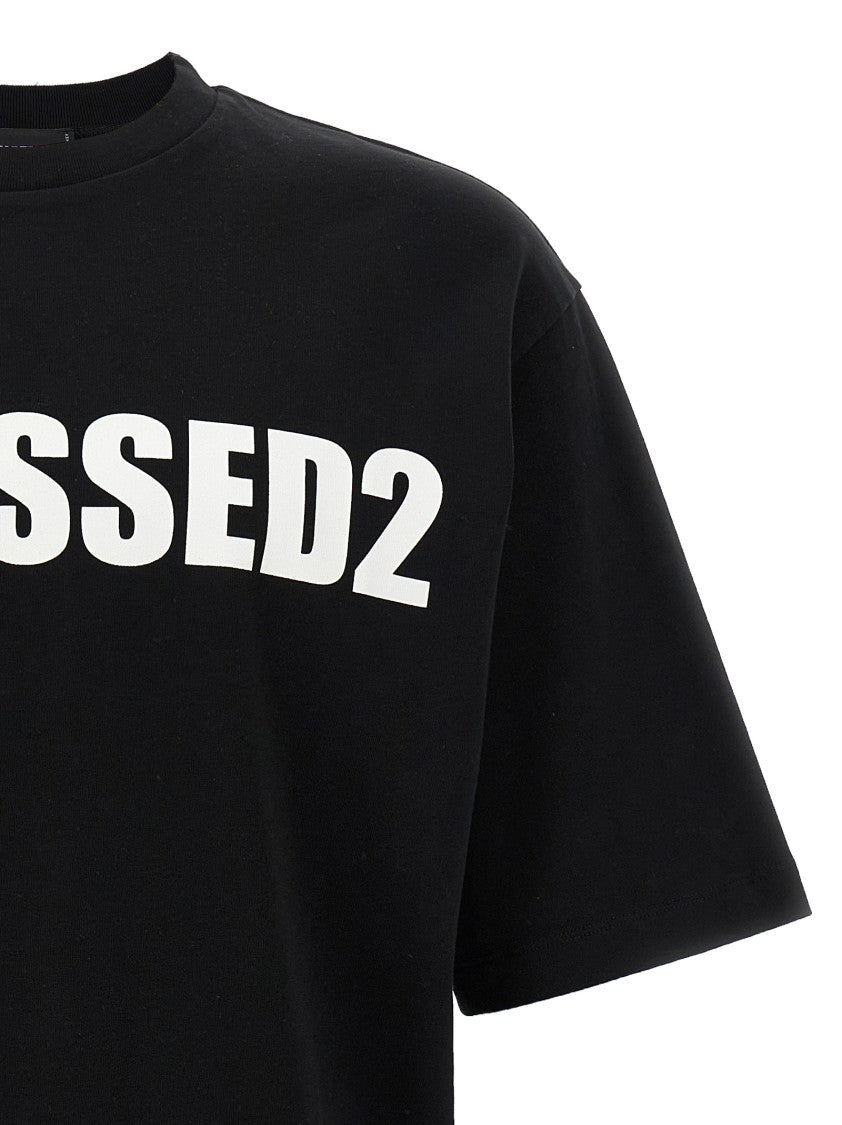 Dsquared2 Bold Print Cotton Jersey T-Shirt