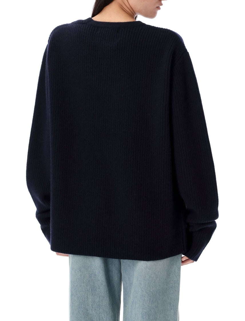 Extreme Cashmere You Ribbed Knit Sweater