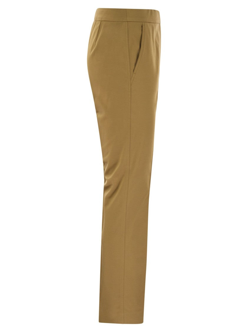 Max Mara Okra - Cotton Satin Trousers