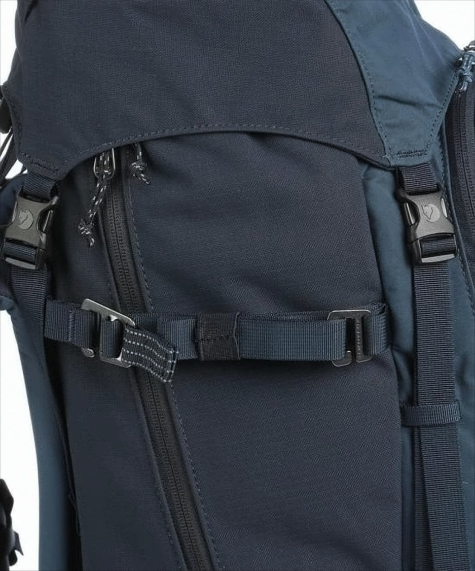 Fjallraven Kanken Structured Blue Backpack With Multiple Compartments