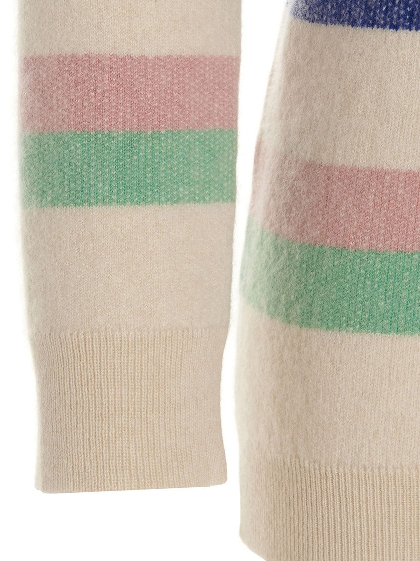 Mixik Multicolor Cashmere Wool Sweater With Crewneck