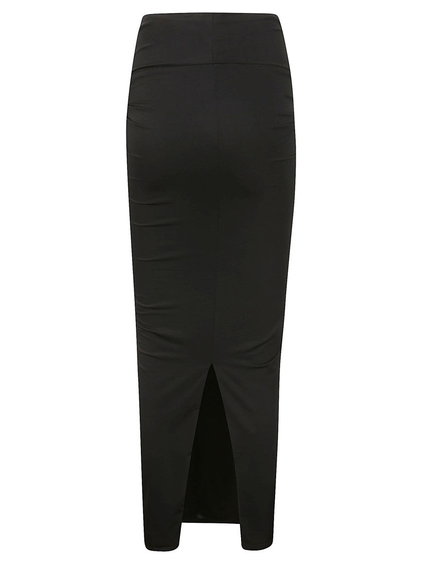 16Arlington Black Elastic Sheath Skirt