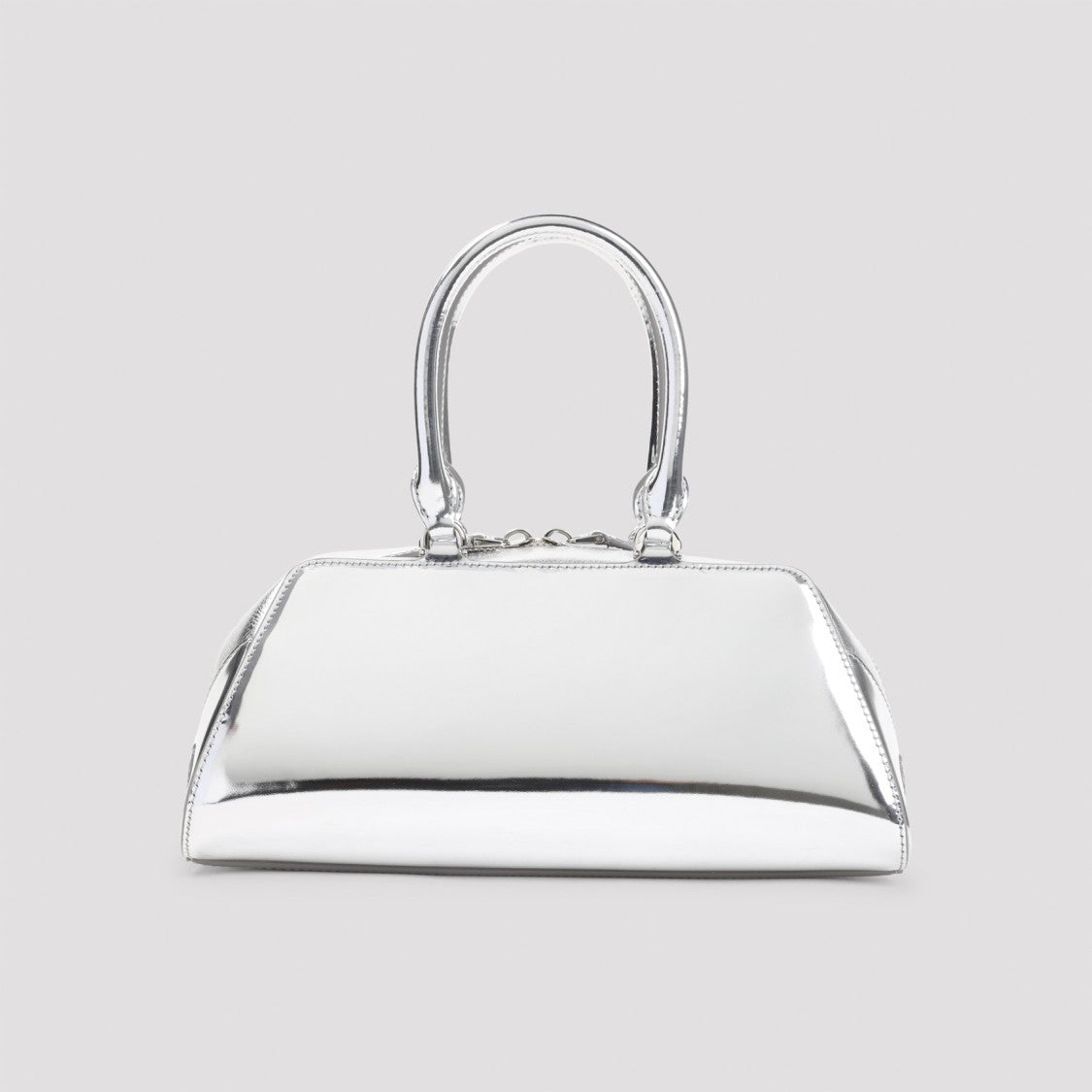 Givenchy Light Silvery Calf Leather Antigona Ew Small Handbag