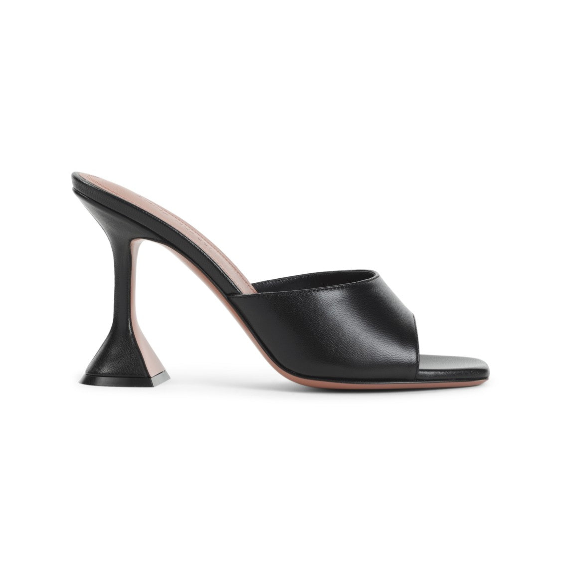 Amina Muaddi Flared High-Heeled Mule Sandal
